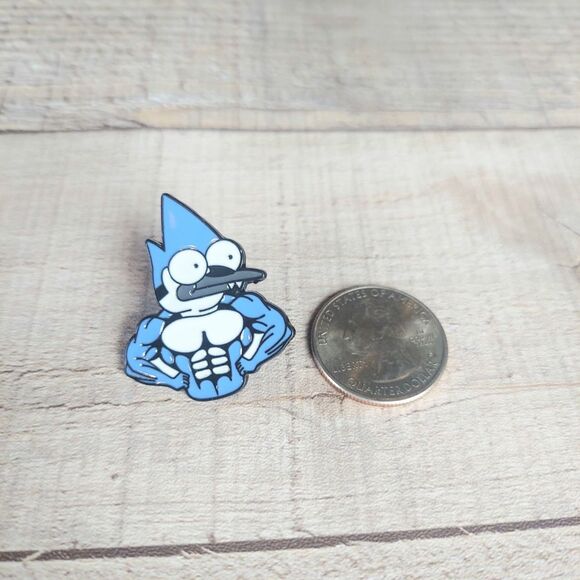 Regular Show Pin Buff Mordacai - Picture 3 of 3
